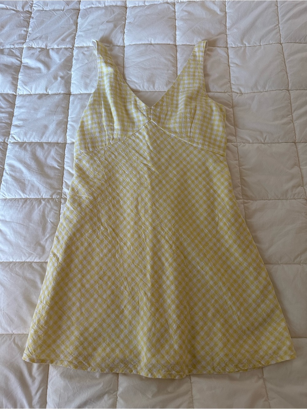 NWT ✨ Yellow Gingham Dress